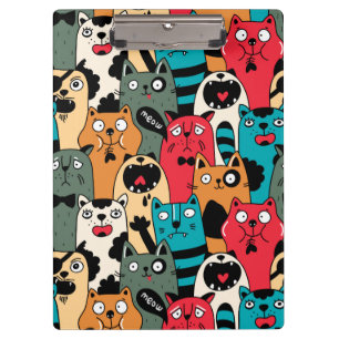 Porte-bloc La foule des chats