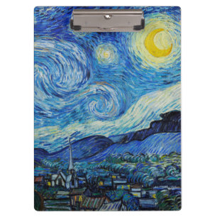 Porte-bloc La nuit étoilée de Vincent Van Gogh