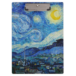 Porte-bloc La nuit étoilée de Vincent Van Gogh