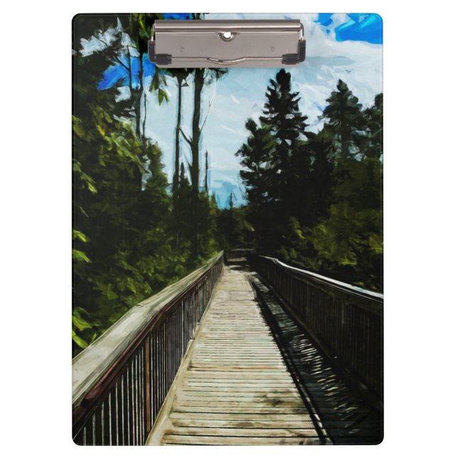 Porte-bloc La passerelle au-dessus du canyon canadien (Devant)