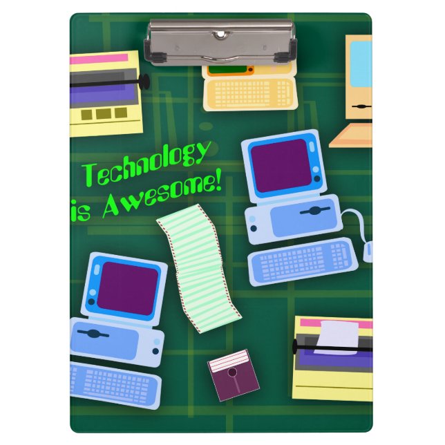 Porte-bloc La rétro technologie est impressionnante (Devant)