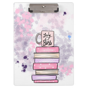 Porte-bloc Lady Boss Boss Books et Mug Planner