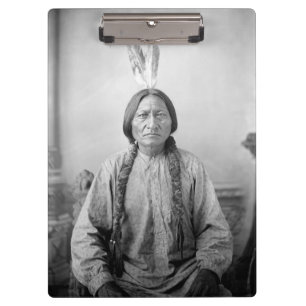 Porte-bloc Lakota Leader assis Bull Amérindien