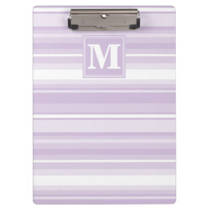 Porte-bloc Landes violettes de chardon monogramme