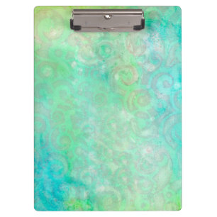 Porte-bloc L'art Abstrait bleu et vert