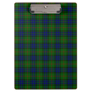 Porte-bloc Lauder tartan bleu vert plaid