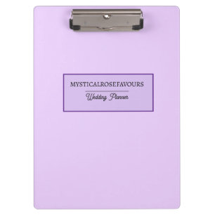 Porte-bloc Lavande Rose Personnalisée
