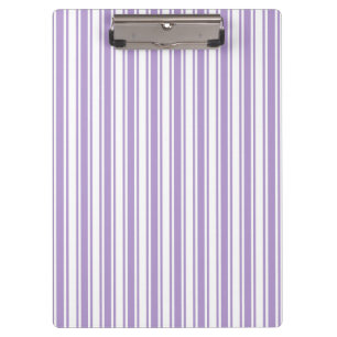 Porte-bloc Lavande violet et blanc bonbons rayures