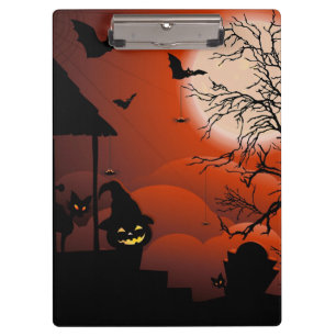 Porte-bloc Le cauchemar de la lune sanglante d'Halloween