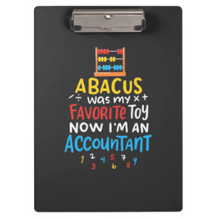 Porte-bloc Le Comptable Abacus Était Mon Jouet Préféré
