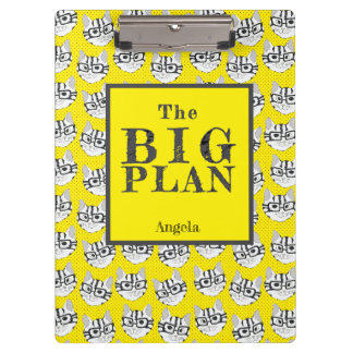 Porte-bloc Le Grand Plan Jaune Cadstudios