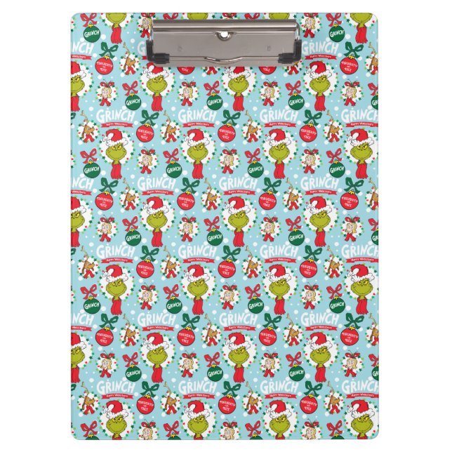 Porte-bloc Le Grinch | Happy Wholiday Motif (Devant)
