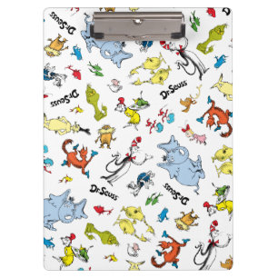 Porte-bloc Le monde de motif de Dr Seuss