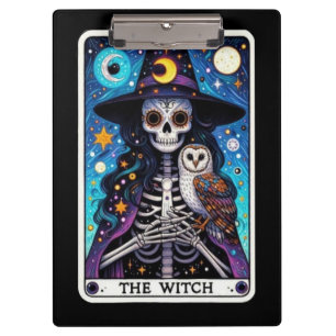 Porte-bloc Le Tarot de la Sorcière Sorcière squelettique av