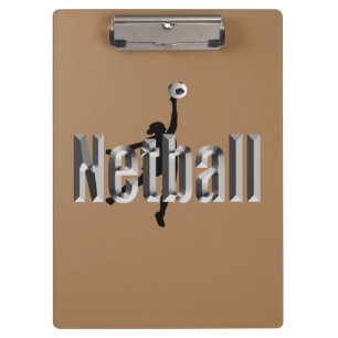 Porte-bloc Lecteur Netball Et Nom Dimensionnel,