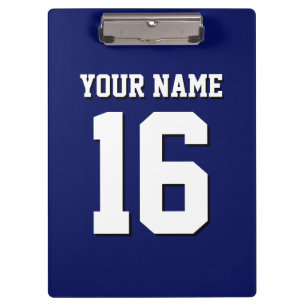 Porte-bloc L'équipe de Jersey de sports Blue Navy