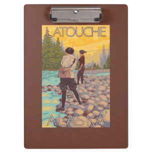Porte-bloc Les femmes pilotent la pêche - Latouche, Alaska