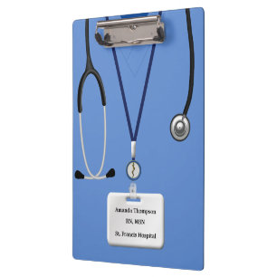 Porte-bloc Les Infirmières En Porte - bloc Bleu