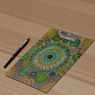 Porte-bloc Les lois de la Brachyura symbolique art mandala