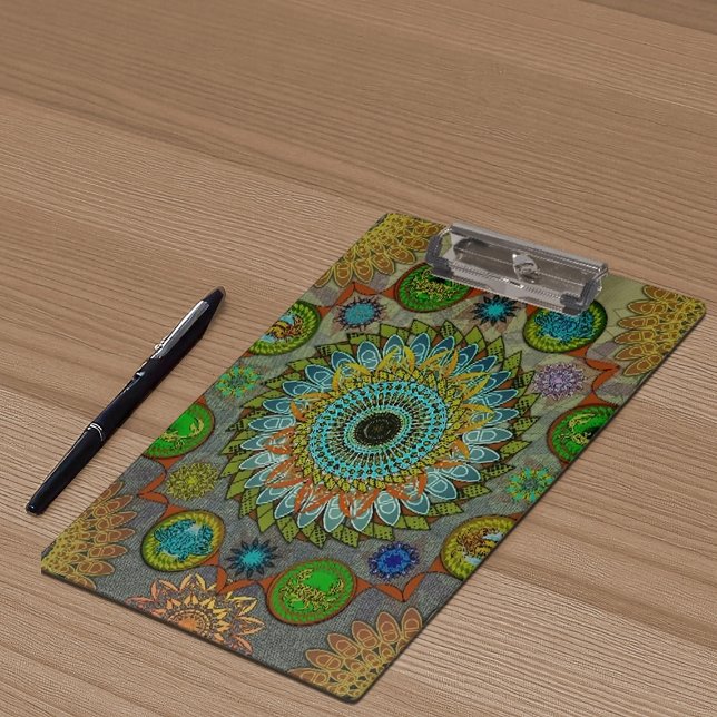 Porte-bloc Les lois de la Brachyura symbolique art mandala (Créateur téléchargé)