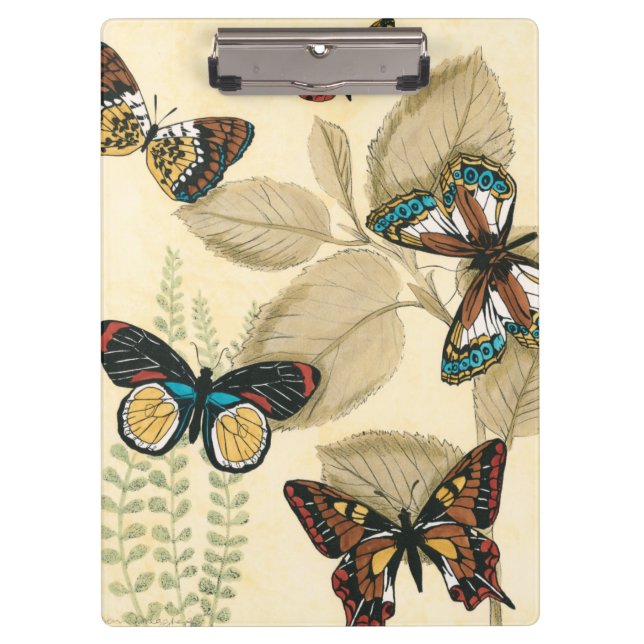 Porte-bloc Les papillons qui dorment sur les Feuilles (Devant)