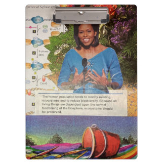 Porte-bloc Les vérités déversées Un collage de l'espoir de la