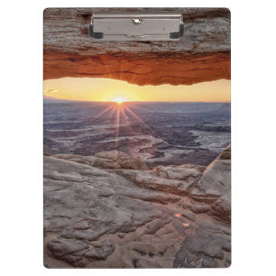 Porte-bloc Lever de soleil à la voûte de MESA, parc nationa