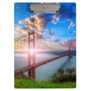 Porte-bloc Lever de soleil de Golden Gate
