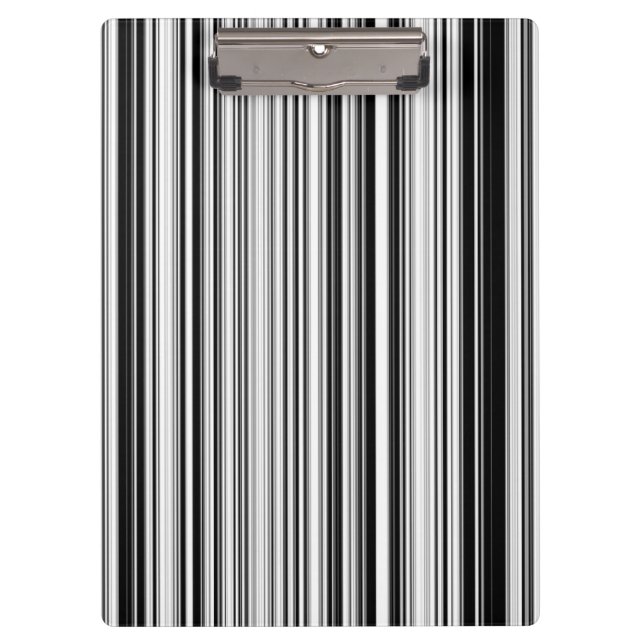 Porte-bloc Lignes noires et blanches (Devant)