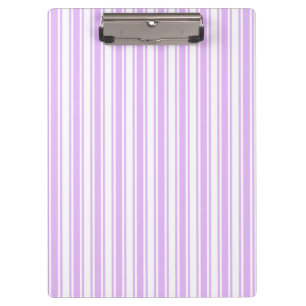 Porte-bloc Lilac violet et blanc bonbons rayures