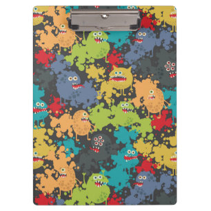 Porte-bloc Little cute funny monsters