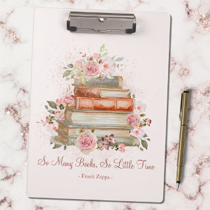 Porte-bloc Livres de devis personnalisés et roses roses roses