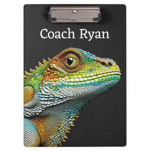 Porte-bloc Lizard Iguana réaliste Personnalisé