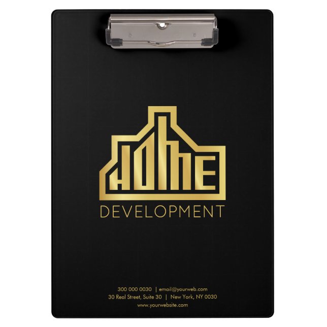 Porte-bloc Logo de développement résidentiel moderne Immobili (Devant)