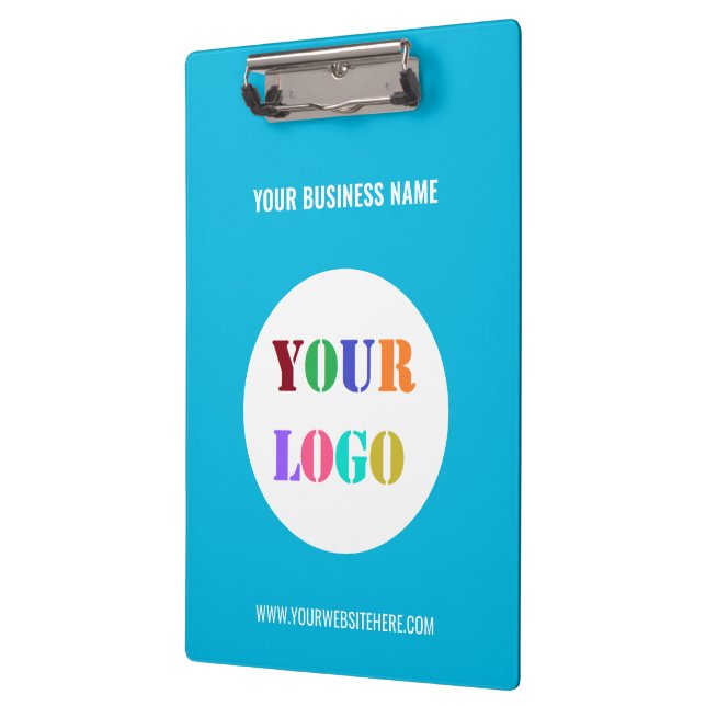 Porte-bloc Logo de l'entreprise personnalisée Texte de votre  (Gauche)