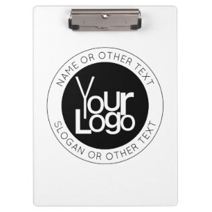 Porte-bloc Logo d'entreprise et texte moderne simple modifiab