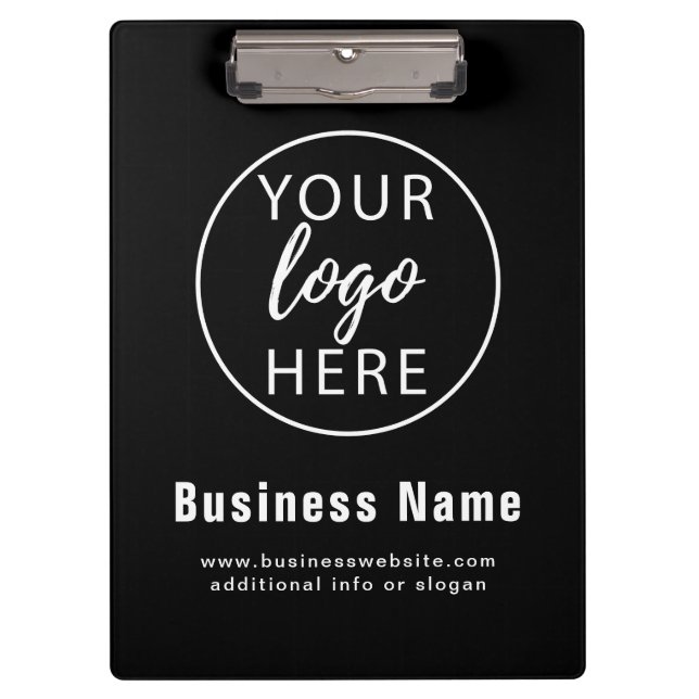 Porte-bloc Logo d'entreprise personnalisé (Devant)