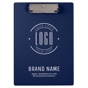 Porte-bloc logo d'entreprise personnalisé moderne