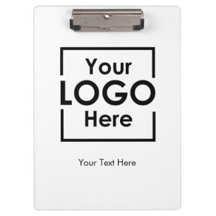Porte-bloc Logo d'entreprise personnalisé simple Texte Entrep