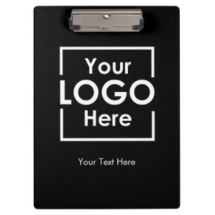 Porte-bloc Logo d'entreprise personnalisé simple Texte Entrep