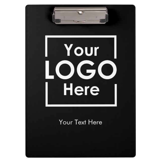 Porte-bloc Logo d'entreprise personnalisé simple Texte Entrep (Devant)
