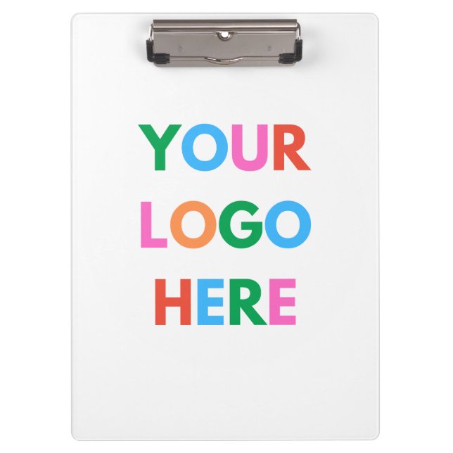 Porte-bloc Logo d'entreprise simple et personnalisable (Devant)