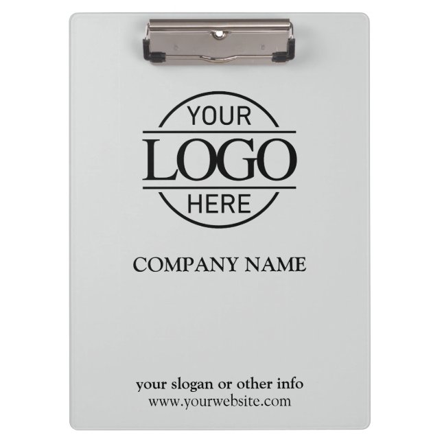 Porte-bloc Logo d'entreprise simple et personnalisé (Devant)