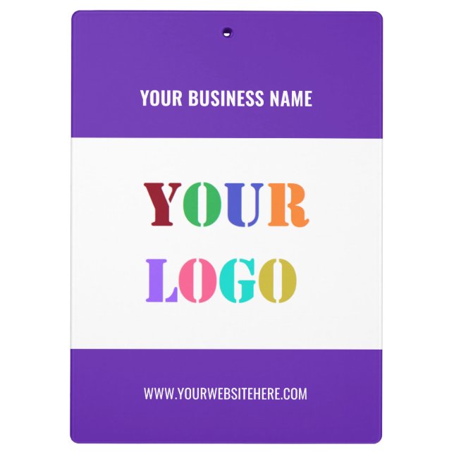 Porte-bloc Logo personnalisé Texte Porte - bloc professionnel (Dos)