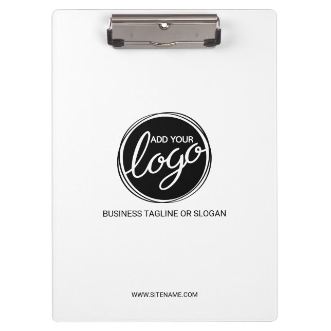Porte-bloc Logo professionnel personnalisé avec texte personn (Devant)