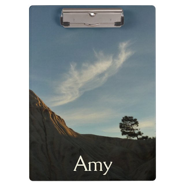 Porte-bloc Lone Torrey Pine Californie Sunset Paysage (Devant)