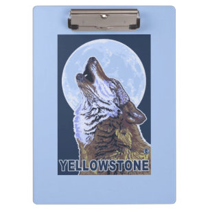Porte-bloc Loup de YellowstoneHowling