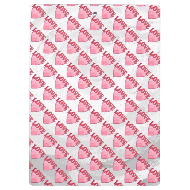 Porte-bloc Love Heart Motif (Dos)