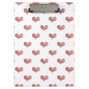 Porte-bloc Love Valentine's Day Red Heart Sketch
