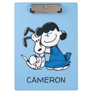 Porte-bloc Lucy Hugging Snoopy